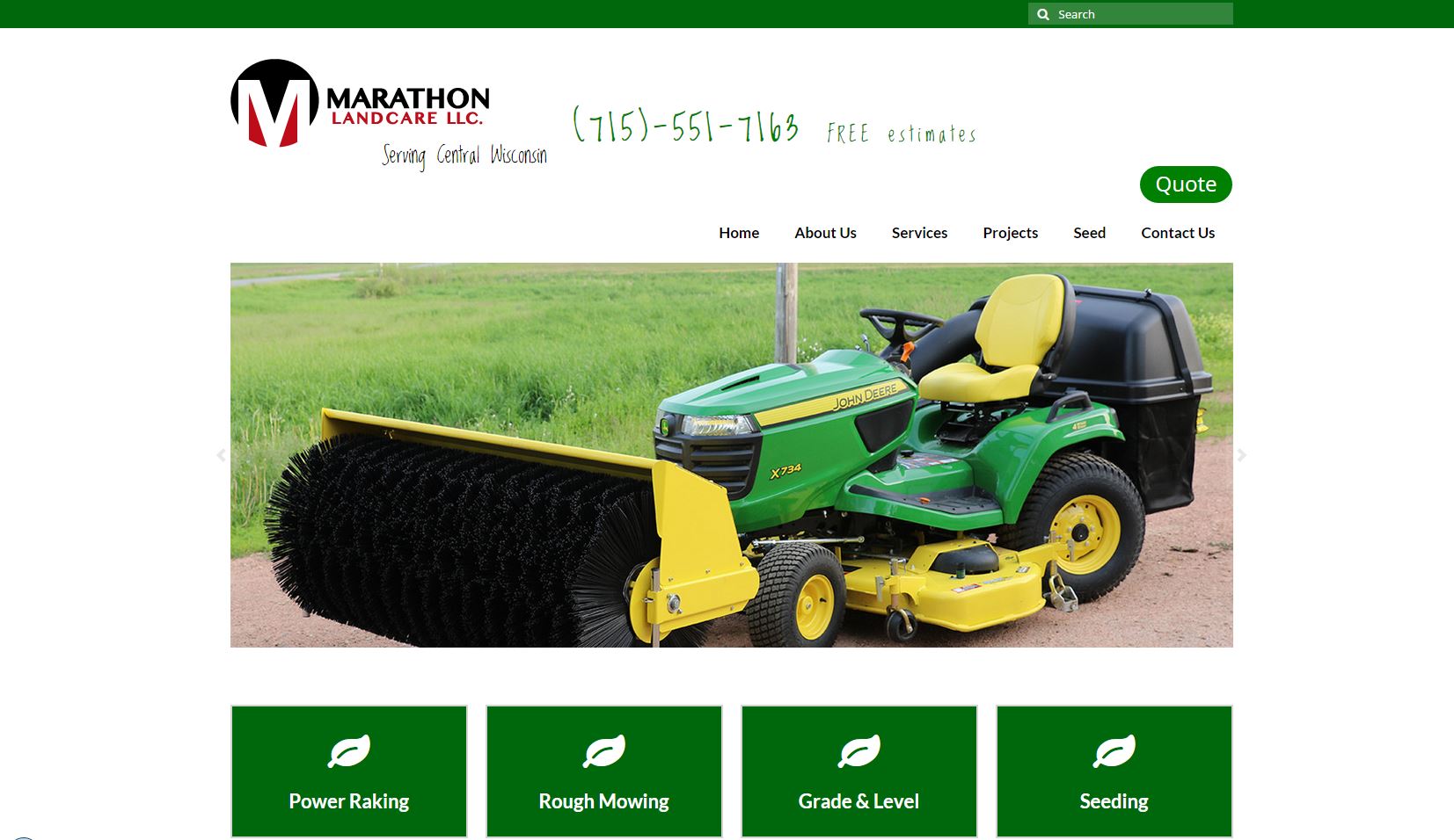 Marathon Landcare Home Page